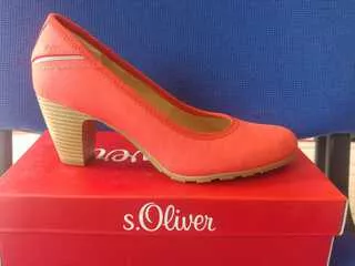 s.Oliver női cipő 22404 red